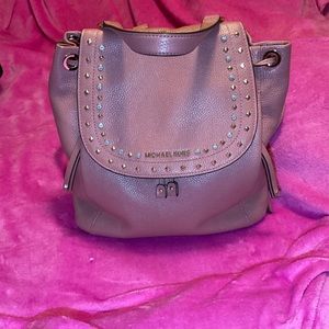 Michael Kors Pastel Pink Backpack